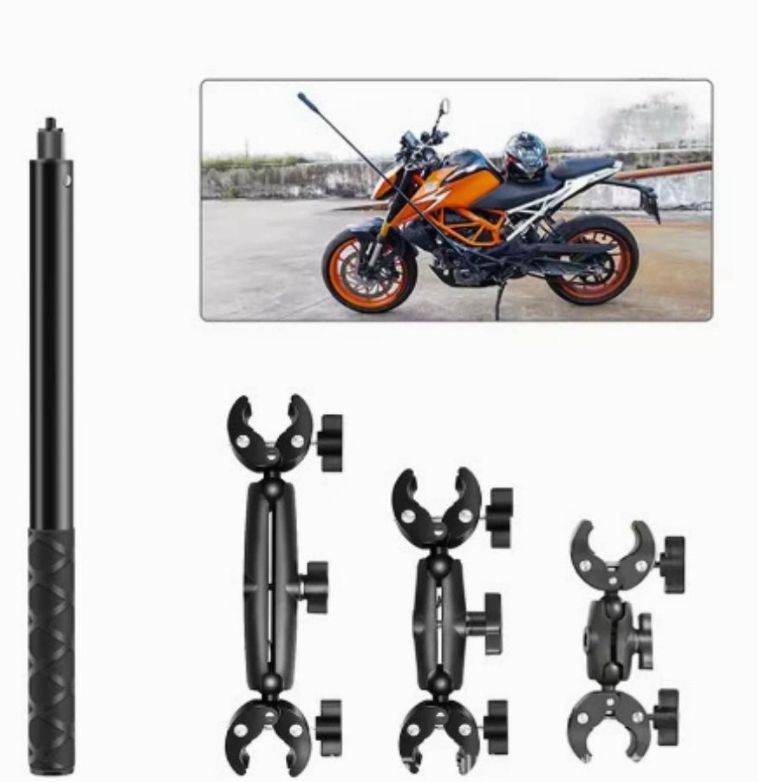 Perche moto/vélo Moovora R1000/Insta 360/GoPro/DJI